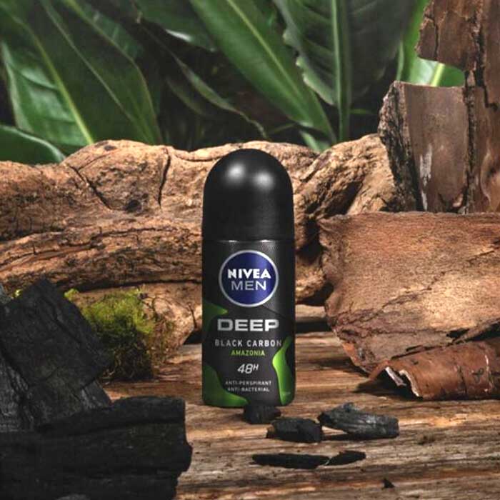 رول ضد تعریق مردانه Black Carbon Amazonia نیوا 50ml