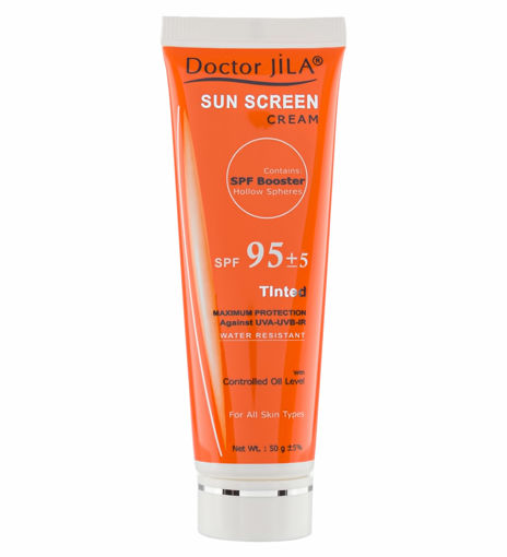 کرم ضدآفتاب SPF95 رنگی برند دکتر ژیلا