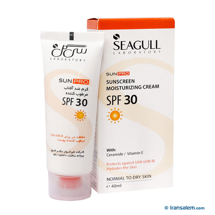 کرم ضد آفتاب spf30مرطوب کننده سی گل