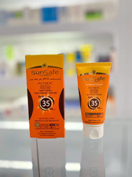 کرم ضد آفتاب رنگی پوست چرب spf35 برند سان سیف