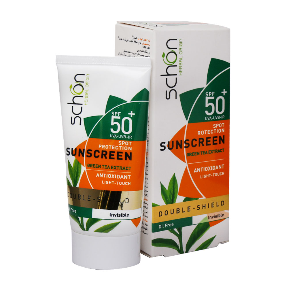 کرم ضد آفتاب SPF50بی رنگ فاقد چربی شون