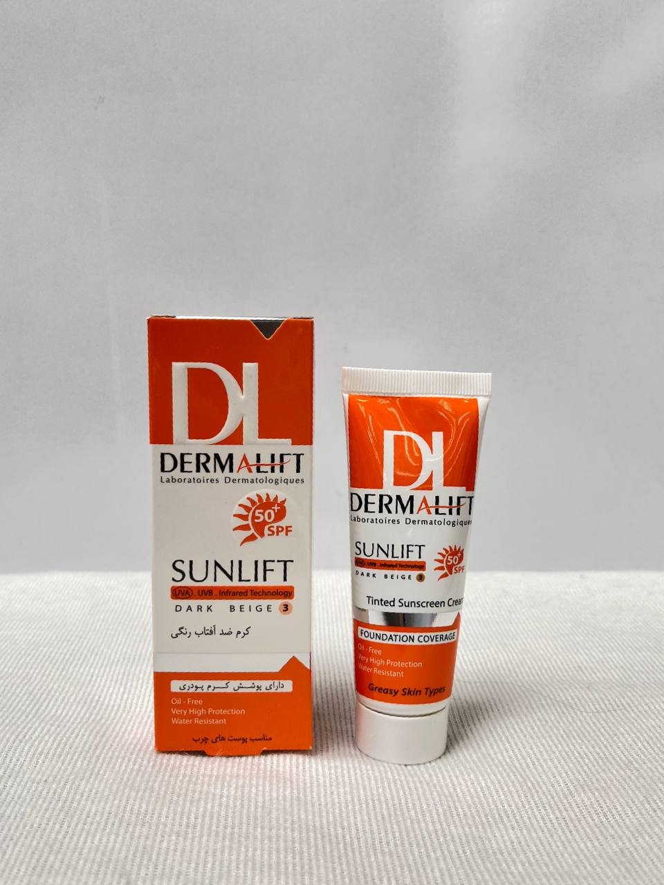 کرم ضد آفتاب  SPF50 برای پوست های چرب 40ML درمالیفت