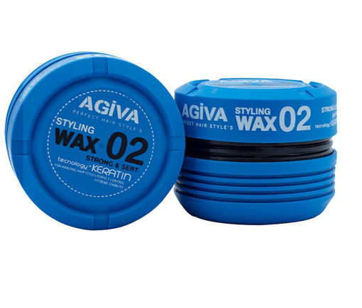 واکس موی آبی حالت دهنده حاوی کراتین 150 میل آگیوا AGIVA WAX KERATIN 175 ML