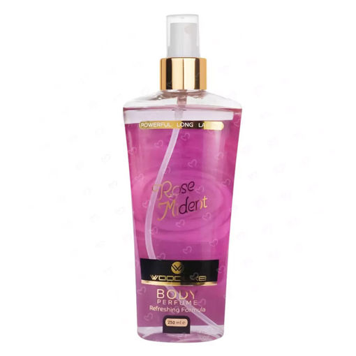 بادی اسپلش میدنایت رز 250 میل وودلایک VOODLIKE BODY PERFUME MIDENT ROSE