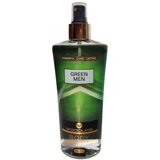 بادی اسپلش گرین مَن 250میل وودلایک VOODLIKE BODY PERFUME GREEN MEN