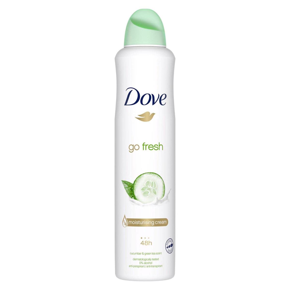 اسپری ضد تعریق گو فرش رایحه خیار داو DOVE GO FRESH