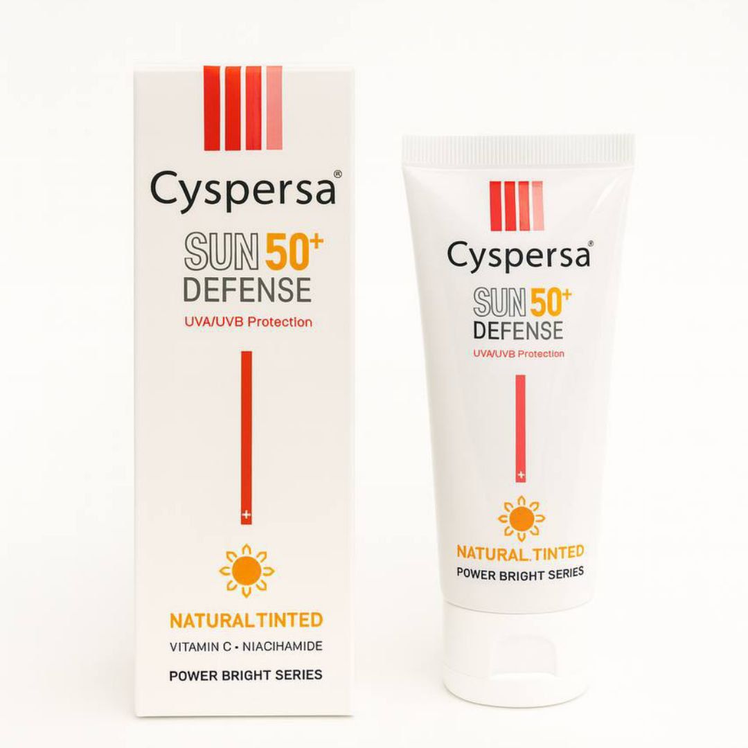 کرم ضد آفتاب رنگی طبیعی روشن کننده spf50 سیسپرسا